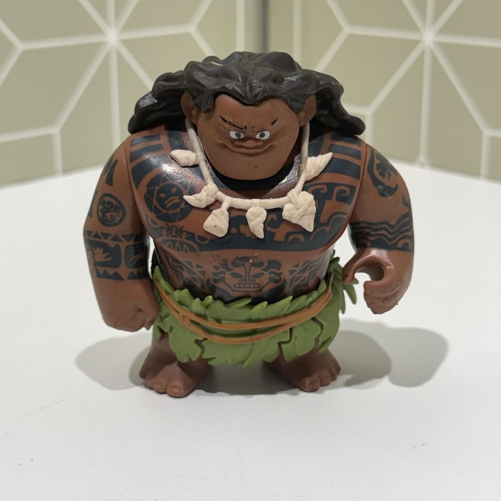 MOANA MAUI DISNEY 3.75" PVC Figure‎ No Hook